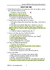 Sinh lý học thận | Trắc nghiệm sinh lý học