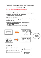 Lý thuyết hàng hóa, thị trường và vai trò của các chủ thể tham gia thị trường