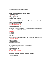 Trắc nghiệm Tuyển dụng và sử dụng nhân lực - Quản trị nhân lực | Trường Đại học Lao động - Xã hội