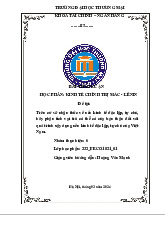 Phân tích vai trò cá nhân trong xây dựng kinh tế độc lập Việt Nam | Bài thảo luận kinh tế chính trị