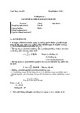 Xác định tỷ số nhiệt dung phân tử chất khí | Bài thí nghiệm số 3 môn thí nghiệm vật lý 1 Trường Đại học sư phạm kỹ thuật TP Hồ Chí Minh