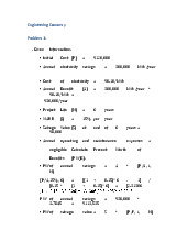 Solutions: Problem Analysis & Recommendations | Môn Engineering Economy - Trường Đại học Quốc tế, Đại học Quốc gia Thành phố Hồ Chí Minh