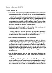 Tổng hợp Câu hỏi Đúng/Sai Chương 1-3  Môn Hành vi người tiêu dùng | Đại học Kinh Tế Quốc Dân