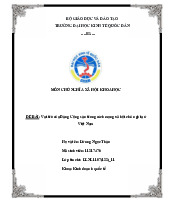 Vai trò của Đảng Cộng sản trong cách mạng xã hội chủ nghĩa ở Việt Nam | Môn Lịch sử Đảng Cộng Sản Việt Nam - Đại học Kinh Tế Quốc Dân