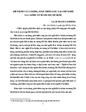 Kiên định và vận dụng, phát triển sáng tạo chủ nghĩa Mác-Lênin, tư tưởng Hồ Chí Minh  | Trường đại học kinh doanh và công nghệ Hà Nội