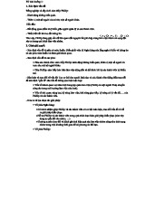 BT tình huống - Bài tập tình huống về lãnh đạo và làm việc nhóm