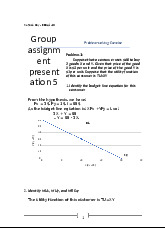Assignment Presentation 5: Utility Maximization and Budget Lines | Microeconomics | Trường Đại học Quốc tế, Đại học Quốc gia Thành phố Hồ Chí Minh