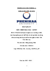 Phân tích mối quan hệ giữa cơ sở hạ tầng và kiến trúc thượng tầng của xã hội? Liên hệ với quá trình xây dựng đất nước trong thời kì quá độ lên chủ nghĩa xã hội ở Việt Nam hiện nay | Bài tập lớn môn Triết học Mác - Lênin