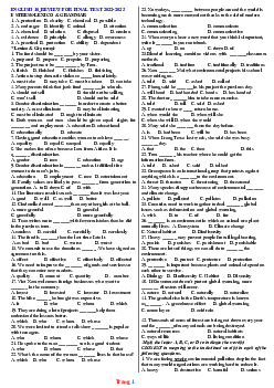 Đề ôn tập học kỳ 2 Tiếng Anh 10 ilearn smart world
