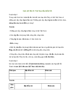 Lịch sử 8 Bài 23: Việt Nam đầu thế kỉ XX - Chân trời sáng tạo