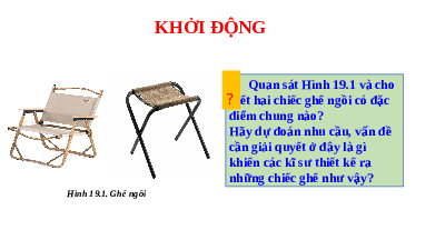 Giáo án điện tử Công nghệ 8 Bài 19 Kết nối tri thức: Các bước cơ bản trong thiết kế kĩ thuật