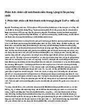 Phân tích nhân vật anh thanh niên trong Lặng lẽ Sa pa hay nhất | Ngữ văn 9
