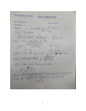 Đề thi hết môn học kì 1 Giải tích 1 năm học 2025-2026  - trường đại học Khoa học tự nhiên – Đại học quốc gia hà nội