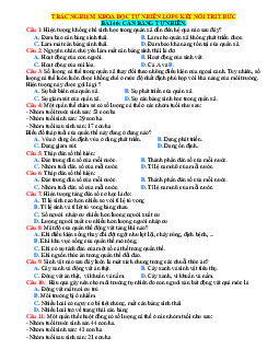 Trắc nghiệm KHTN 8 Kết nối tri thức bài 46 Cân bằng tự nhiên (có đáp án)