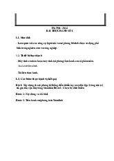 Báo cáo thực hành Lập trình mô phỏng robot & các hệ cđt môn accounting principle | Học viện Nông nghiệp Việt Nam