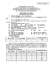 Đề cương môn thí nghiệm sức bền vật liệu- Trường Đại học bách khoa - Đại học đà nẵng.