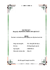 Bài Tập Lớn Mô Hình Hóa Quy Trình Nghiệp Vụ Coca Cola | Môn Hệ thống thông tin quản lý - Đại học Kinh Tế Quốc Dân