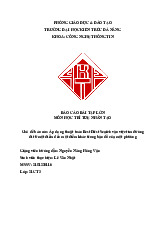 Báo cáo Ứng dụng thuật toán BFS trong tìm đường môn Trí tuệ nhân tạo | Trường Đại học Kiến trúc Đà Nẵng