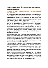 Tả không khí ngày Tết quê em siêu hay, siêu ấn tượng, điểm cao