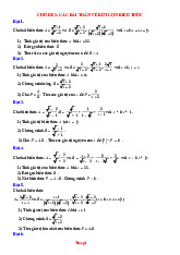 Các Dạng Toán Về Rút Gọn Biểu Thức Ôn Thi Vào 10 Giải Chi Tiết