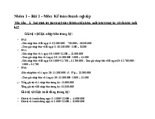 Bài tập Kế toán Doanh Nghiệp | Đại học Kinh tế kỹ thuật công nghiệp