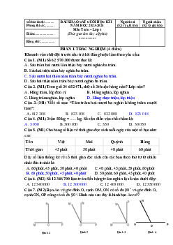 Giải Đề thi học kì 1 môn Toán 4 năm 2023 - 2024 sách Kết nối tri thức với cuộc sống | Đề 3