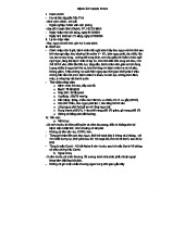 CẬP NHẬT BỆNH ÁN TRÀN KHÍ MÀNG PHỔI - MỚI NHẤT 2023