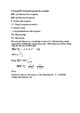 Sử dụng ĐHV trong trường hợp đơn sản phẩm môn Quản trị sản xuất và tác nghiệp  | Học viện Nông nghiệp Việt Nam