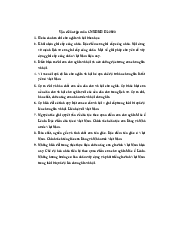 Vấn đề ôn tập môn Chủ nghĩa xã hội khoa học Hè 2023 | Đại học Sư Phạm Hà Nội