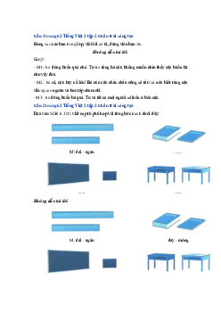 Giải VBT môn Tiếng việt 2 -  Bài 1: Bàn tay dịu dàng | Chân trời sáng tạo