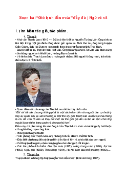 Soạn bài “Gió lạnh đầu mùa” đầy đủ | Ngữ văn 8 Bài 1: Truyện ngắn sách Cánh Diều