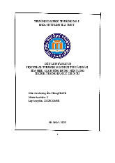 Ứng dụng Tiktok trong bán lẻ điện tử | Bài thảo luận thương mại điện tử căn bản