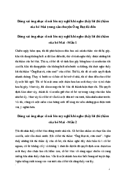 Văn mẫu Đóng vai ông nhạc sĩ nói lên suy nghĩ khi nghe thấy lời thì thầm của bé Mai | Kết nối tri thức