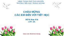 Giáo án điện tử Đạo đức 2 Bài 12 Cánh diều: Em với quy định nơi công cộng