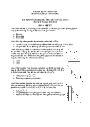 Ôn tập kiểm tra giữa kì - Vật lý đại cương 1 | Trường Đại học Công nghệ, Đại học Quốc gia Hà Nội