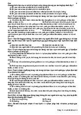 Đề thi Quốc phòng & An ninh 10