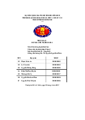 Đề tài: Chủ nghĩa Data - Đại cương nghệ thuật học | Đạo học KHXH và Nhân văn, Đại học quốc gia Thành phố HCM