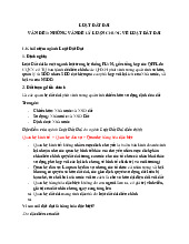 Đề cương môn Luật đất đai - Trường Đại học lao động -  xã hội.