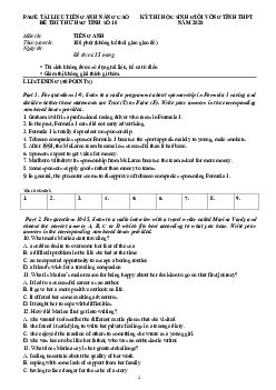 Kỳ thi học sinh giỏi vòng tỉnh THPT năm 2020 đề thi thử hsg tỉnh số 10