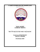 The impact of social media on self-perception | Học viện Báo chí và Tuyên truyền