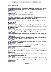 Chương 6: Tác Động Chính Sách Đến Thị Trường - Đúng/Sai và Lựa Chọn môn Kinh tế vi mô | Trường Đại học Kinh tế Quốc dân