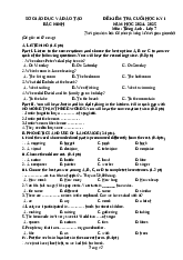 Đề Anh 7-Cuối HK1 2024-2025