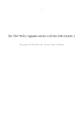 ÔN TẬP TRẮC NGHIỆM HÀNG KHÔNG DÂN DỤNG - HKDD2