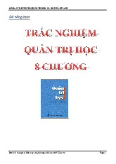 Tổng hợp 640 câu trắc nghiệm môn Quản trị học - Ôn tập & Kiến thức cơ bản