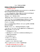 Đề cương môn Tâm lý học đại cương - Trường Đại học lao động -  xã hội