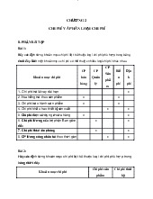 CHƯƠNG 2 CHI PHÍ VÀ PHÂN LOẠI CHI PHÍ | Đại học Kinh tế Kỹ thuật Công nghiệp