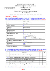 Đề Thi HSG Tiếng Anh 9 Xã Thanh Thủy Phú Thọ 2025-2026 Có File Nghe Đáp Án