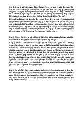 Câu hỏi ôn thi môn Sáp nhập, mua lại và tái cấu trúc doanh nghiệp | Trường Đại học Kinh tế Thành phố Hồ Chí Minh