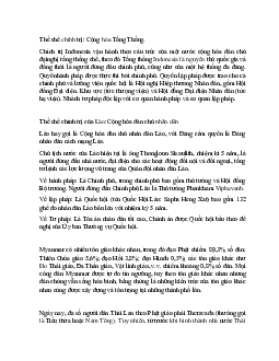 Thể chế chính trị của Lào