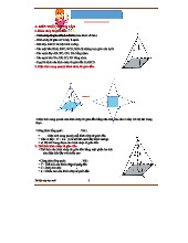 T8: Kiến Thức & Bài Tập Hình Chóp Tứ Giác Đều